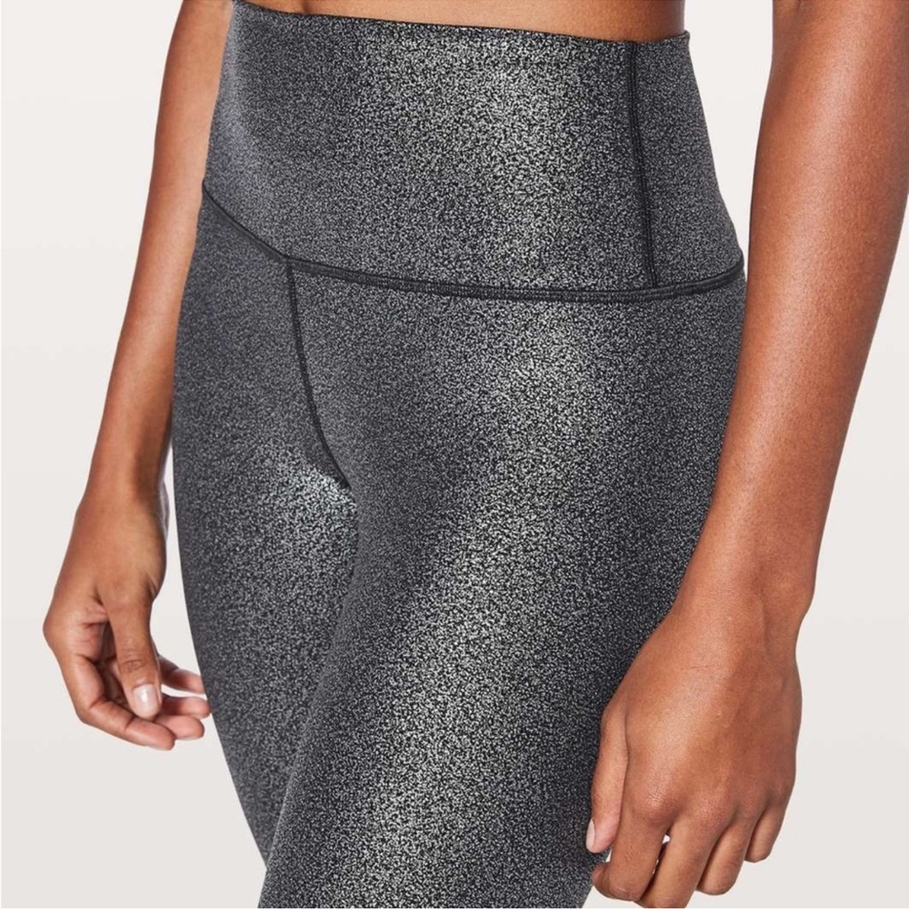 Lululemon wunder under high rise tight foil 6